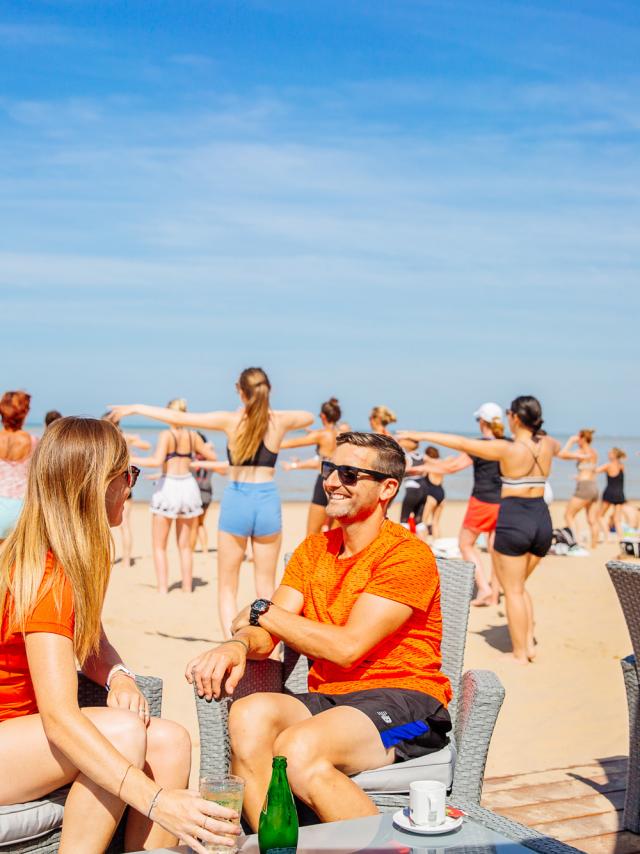 Verhalende strandactiviteiten