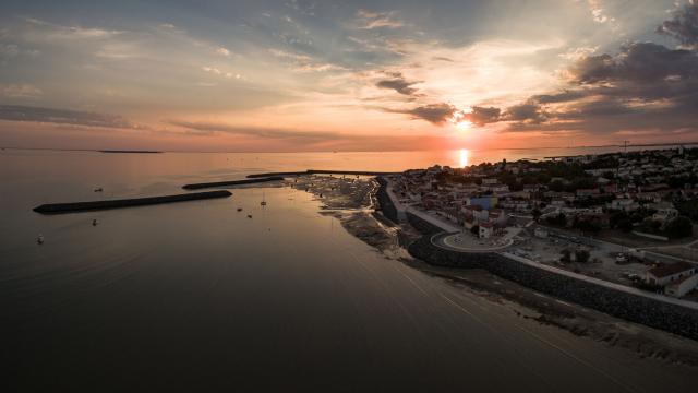 Boucholeu zonsondergang