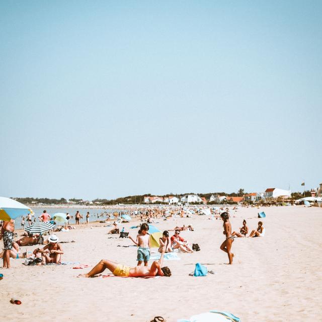 Strand Chatelaillon Zomer Laur