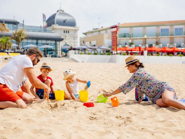 Chatelaillon Familiestrand Les Conteurs Strand